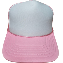 Light Pink and White Blank Hat