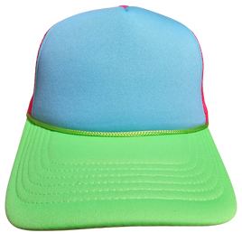Green/Blue/Pink Blank Hat