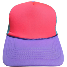 Purple/Pink/Teal Blank Hat